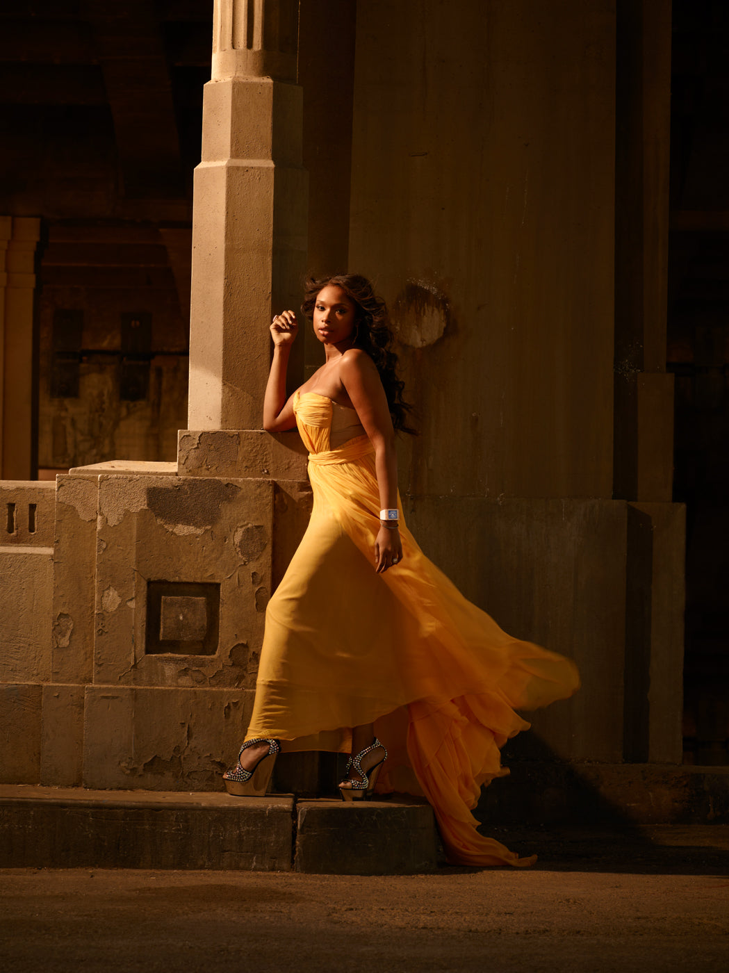 jennifer hudson orange dress Jennifer Hudson being iconic and sustainable in the Best Seller, Mrs. Smith  Stretch Leather Dress.    New, best selling, best seller, leather,  stretch, curve, curve dress, Jennifer Hudson, Jennifer Hudson