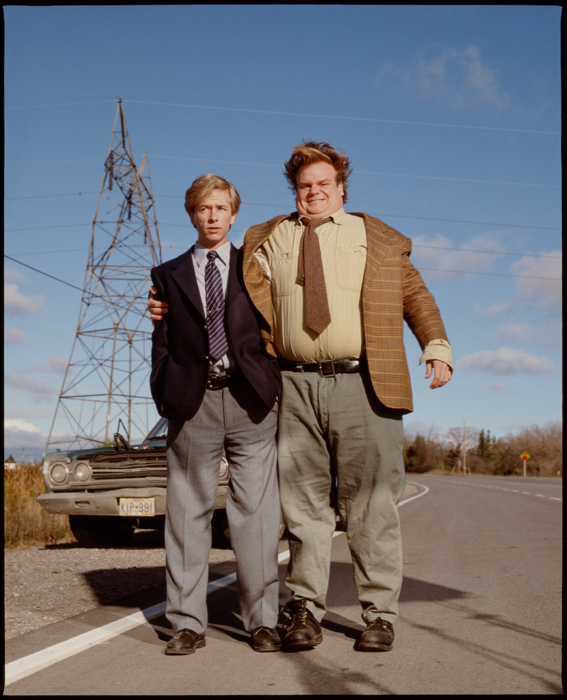 Chris Farley and David Spade