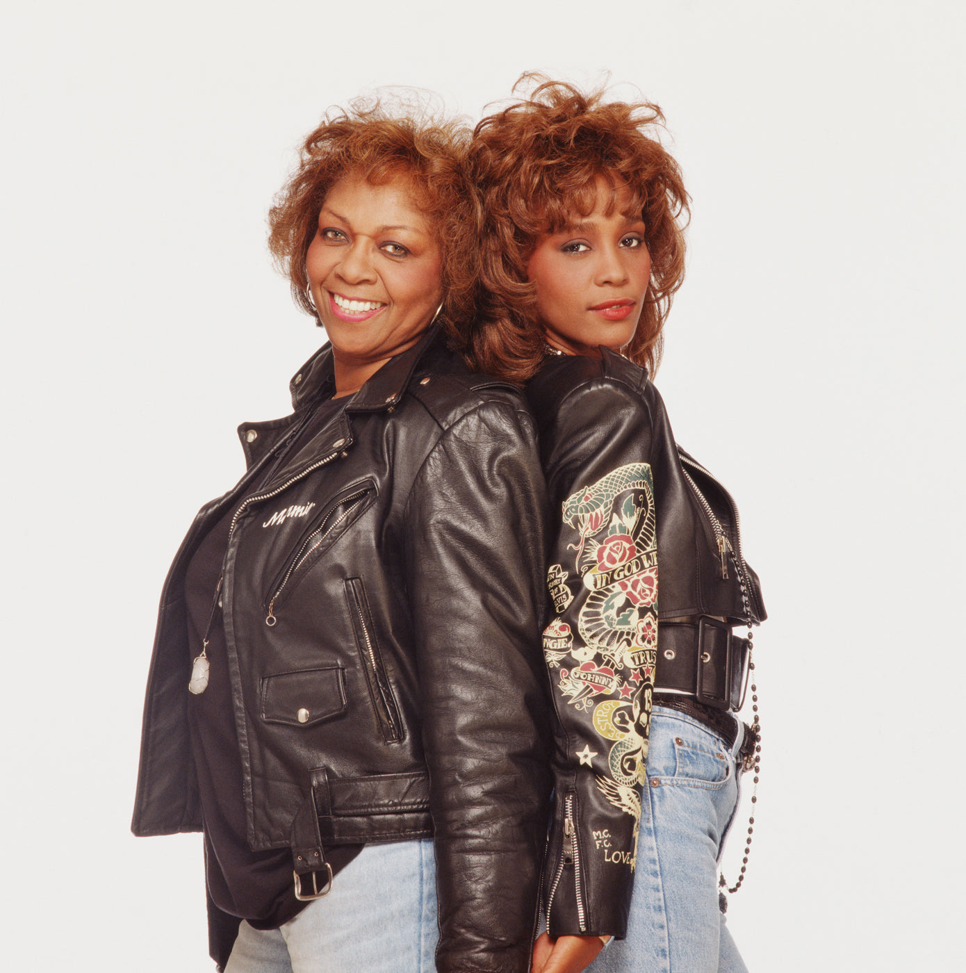 Whitney and Cissy Houston